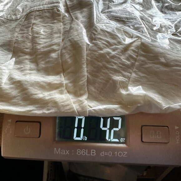 H&M Ivory Crinkle Textured Dressy Wrap Blouse XS | Clean Classy Minimalist Chic - Picture 8 of 8